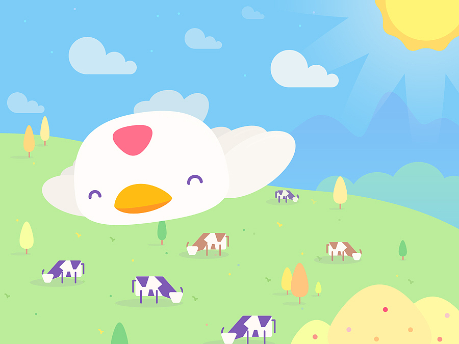 飞鹤吉祥物－小飞飞（图ZMjQwMzEwMjA=） - IP形象 - 站酷设计师鸟鸟萌萌哒原创素材 - 站酷ZCOOL