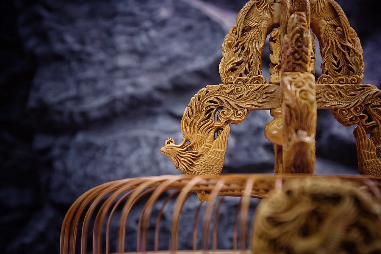 广式波笼(鸾凤齐鸣)