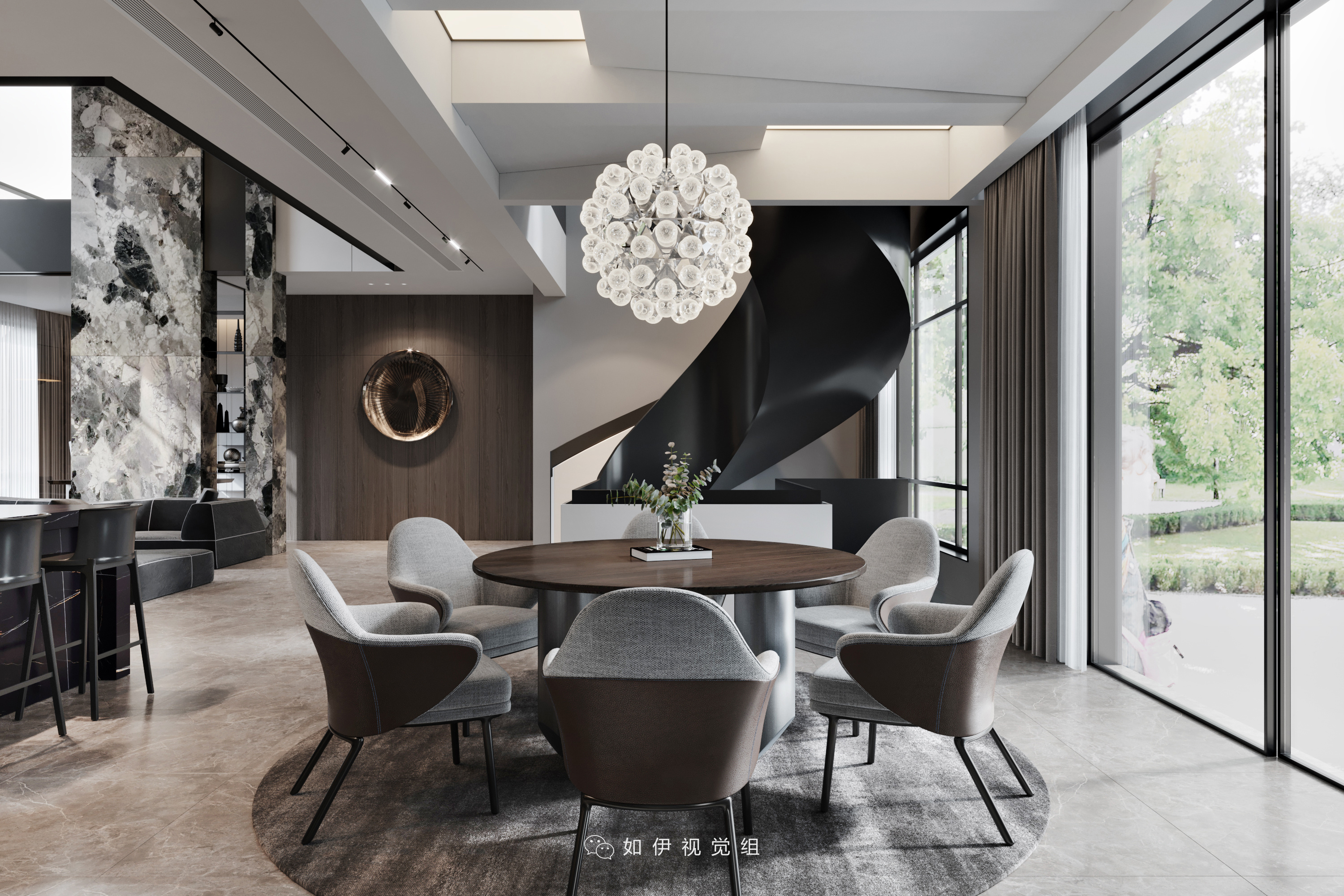 昆桐别墅丨如伊设计|空间|家装设计|如伊设计工作室 - 原创作品