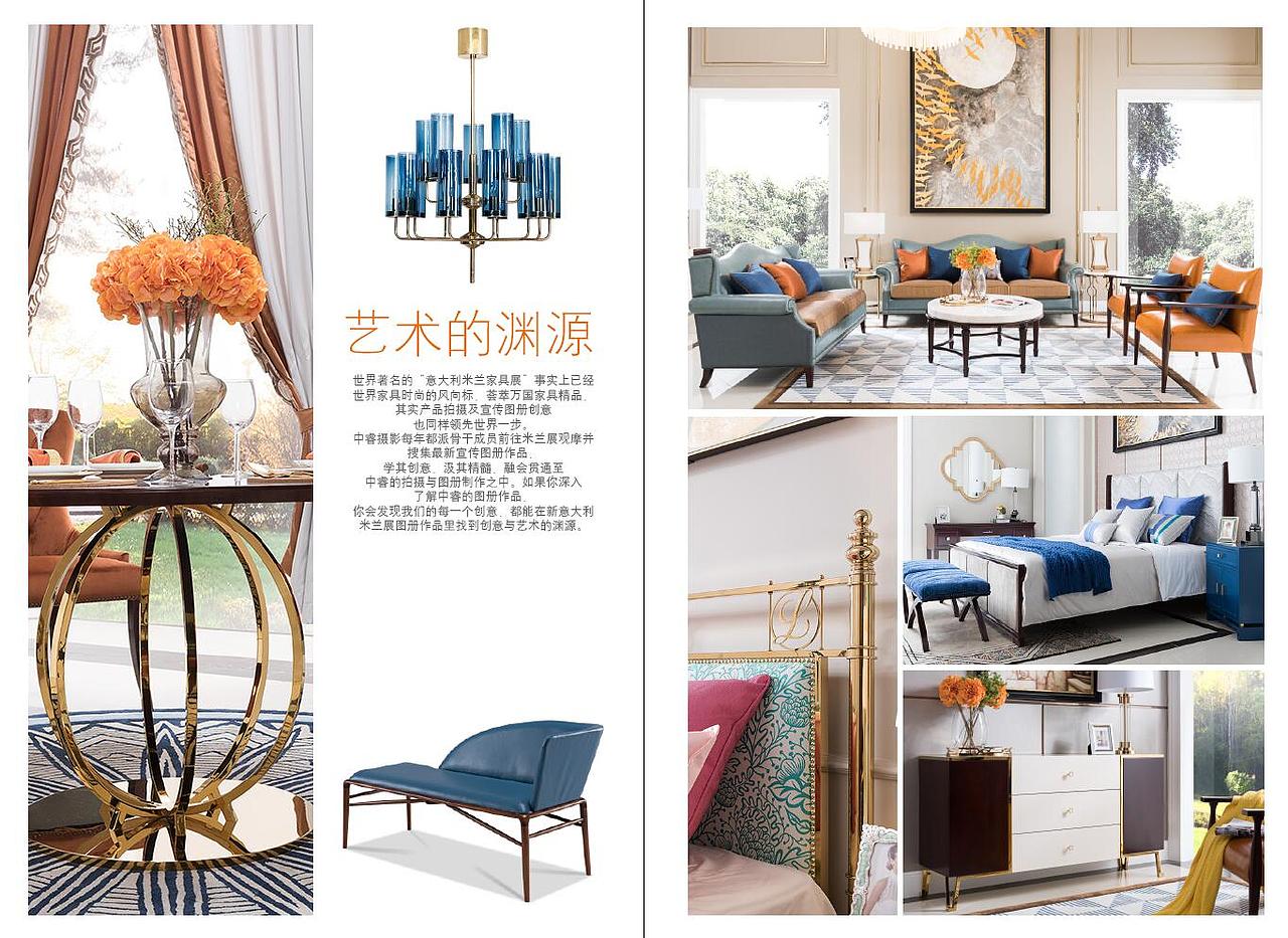 美式轻奢风格家具摄影 现代美式家具摄影 简约美式摄影