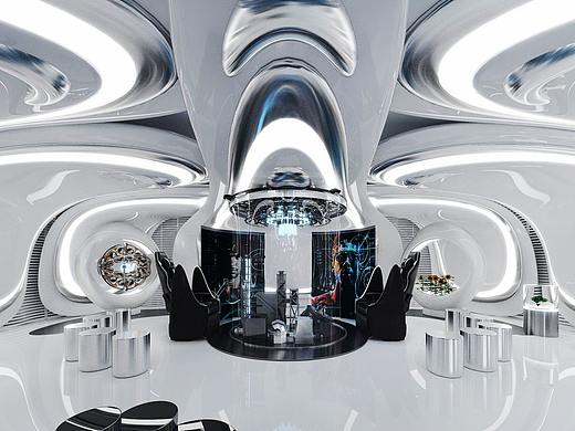 快闪店-奇弩机器人展厅设计