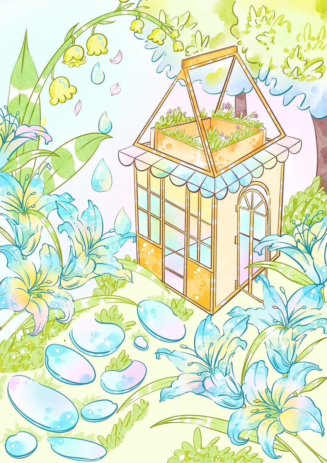 治愈系插画/超治愈的画画系列