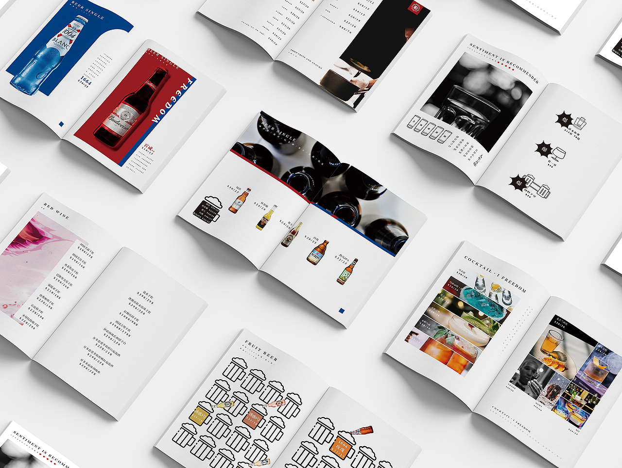 I FREEDOM 酒水宣传册（图ZMjE4NTIxNTQw） - 书籍/画册 - 站酷设计师李伟伟伟原创素材 - 站酷ZCOOL
