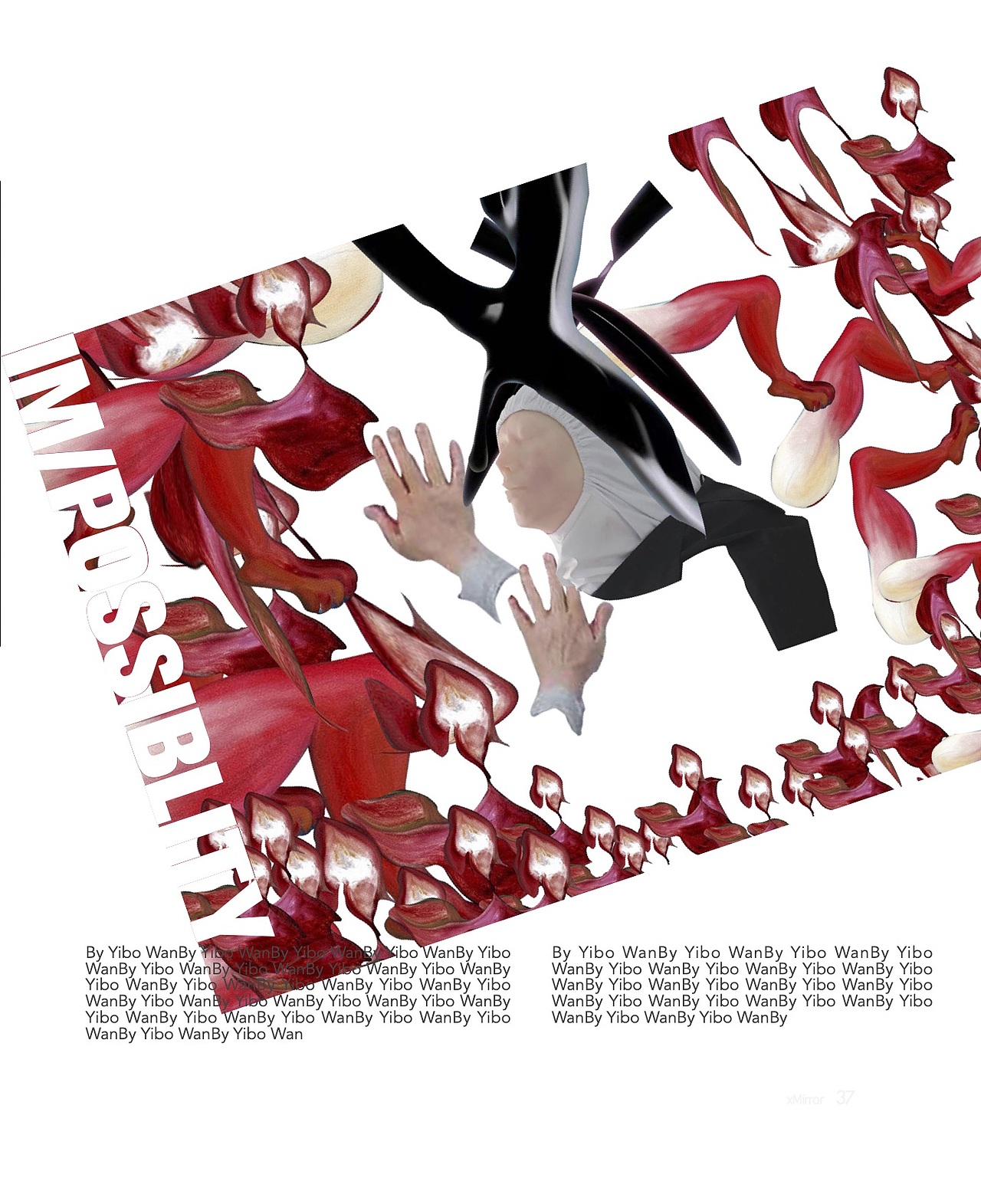 (平面设计）学生杂志 X mirror 03