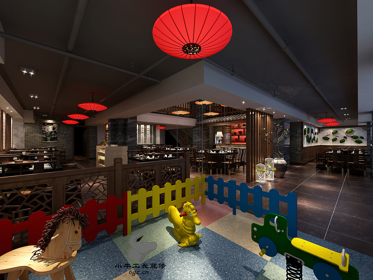 北京中式餐厅装修效果图