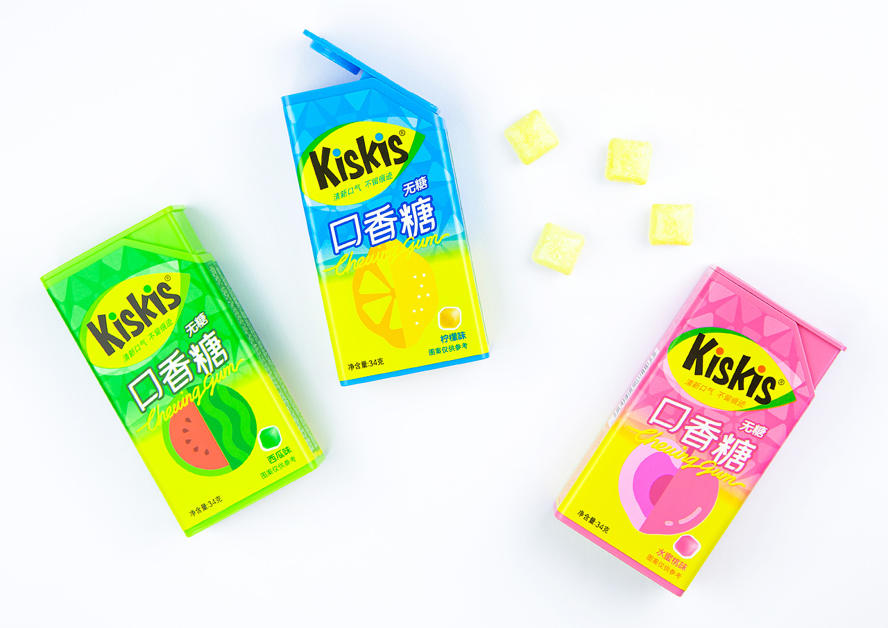 香港合子品牌設計作品 | KisKis - 口香糖2.0（图ZMjcwMTc4OTQ4） - 包装 - 站酷设计师boxbranddesign原创素材 - 站酷ZCOOL
