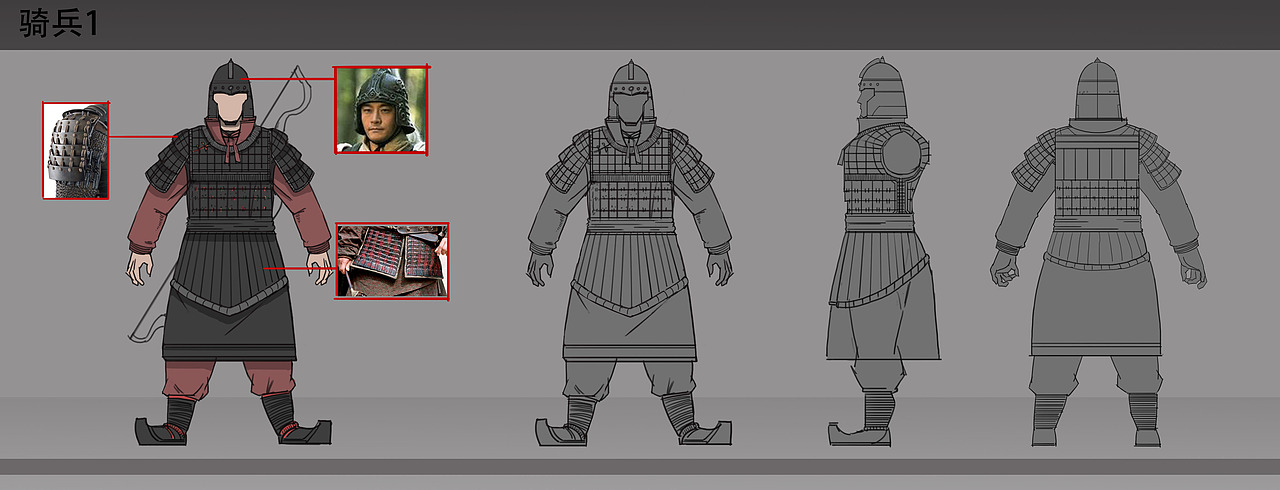 秦代各个兵种的阶段性研究（图ZOTMxNTkwMjg=） - 概念设定 - 站酷设计师小宇宙777原创素材 - 站酷ZCOOL