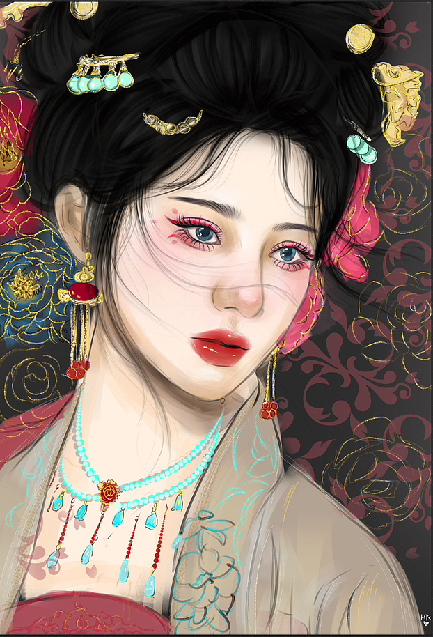 日常绘画🎨厚涂人物