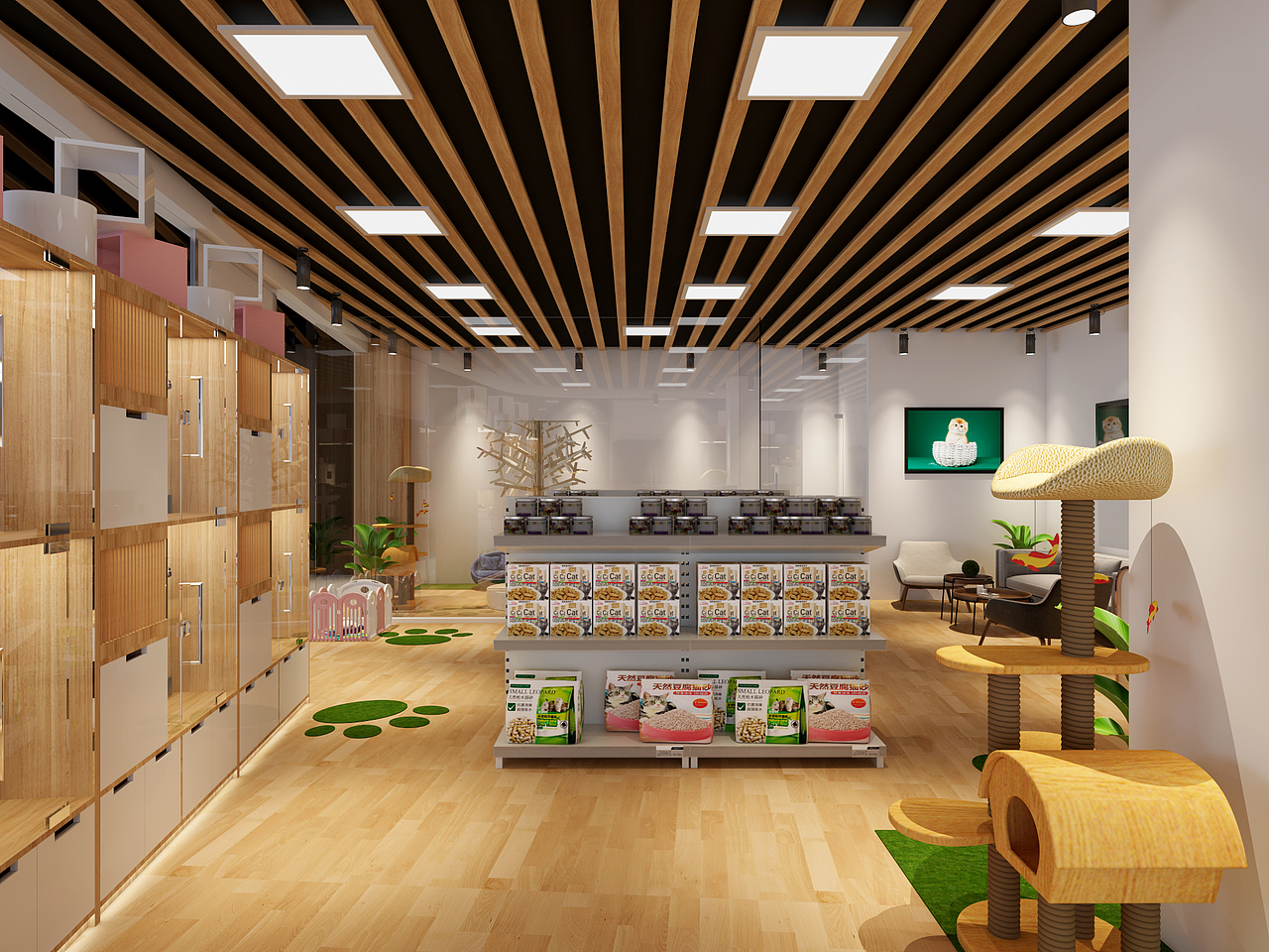 宠物店猫殿宠物妈妈广州悦汇城网红ins猫舍猫咖