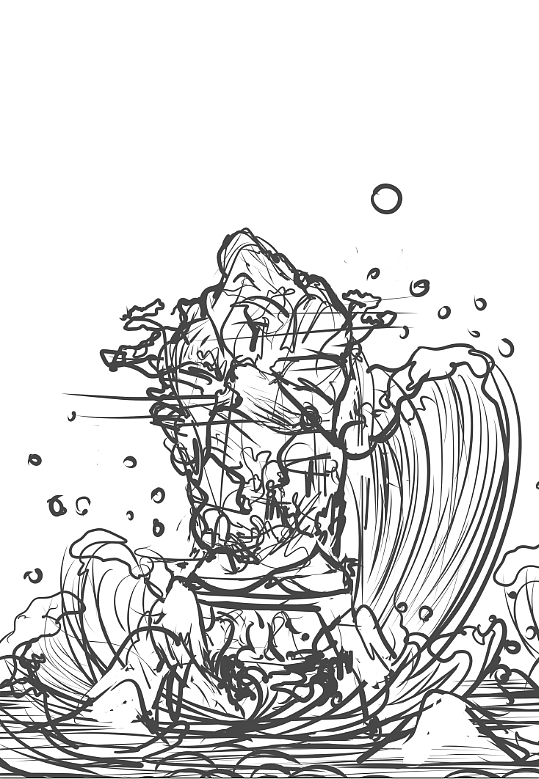 《大禹治水图玉山》国宝插图