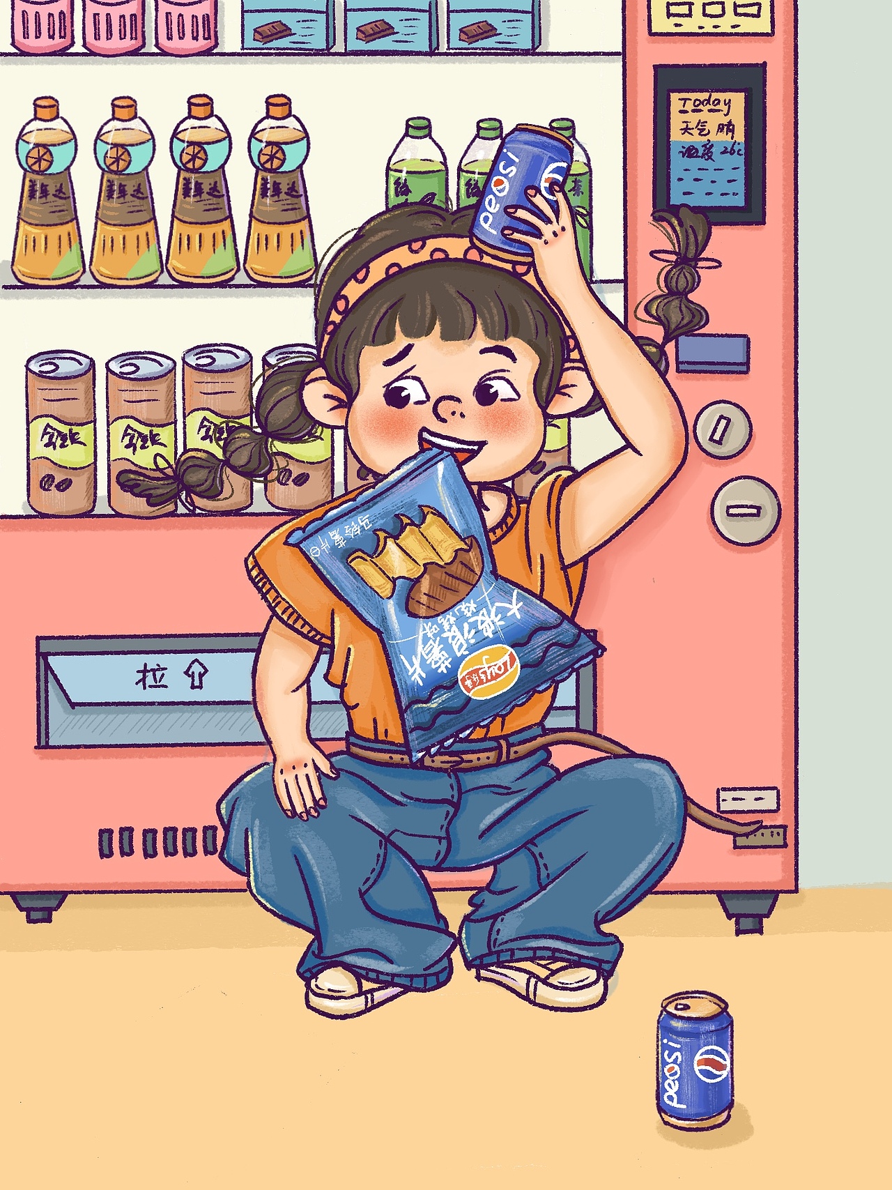 2021.8-2022.2人物插画系列