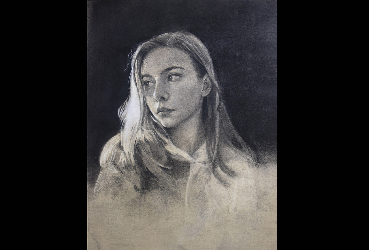 少女肖像（图ZMTkxNTczMzUy） - 绘画 - 站酷设计师吃草的爆爆原创素材 - 站酷ZCOOL