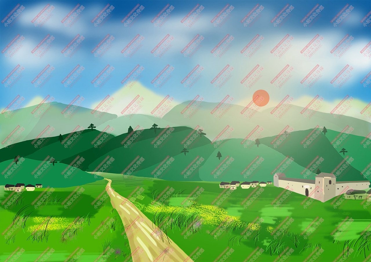 电脑作品 学生绘画作品 中小学电脑绘画作品制作