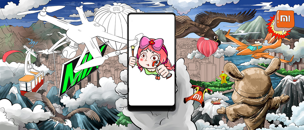 小米mix2梦想任意门_超级超-站酷zcool