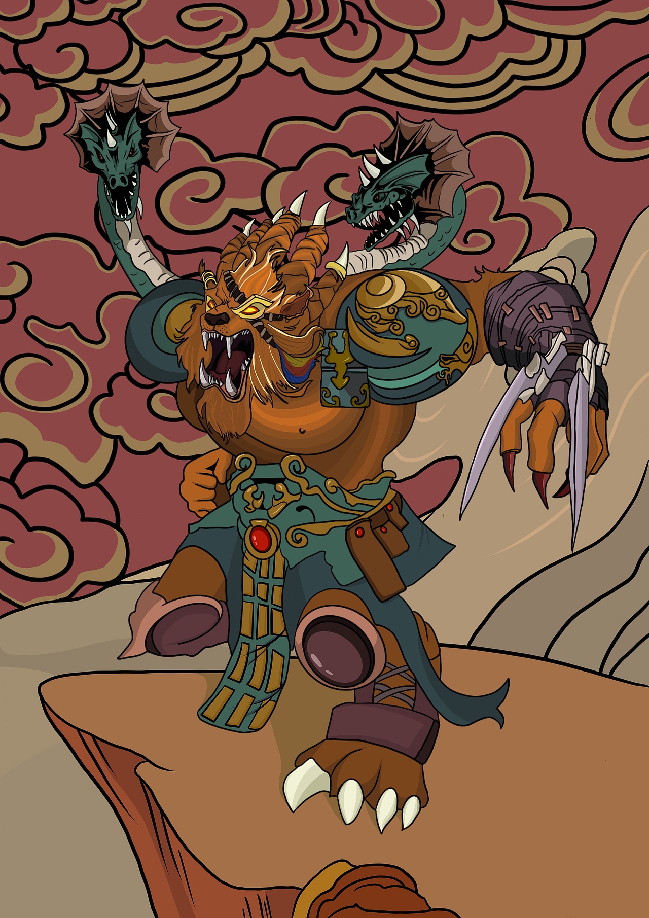 山海经十二祖巫-强良