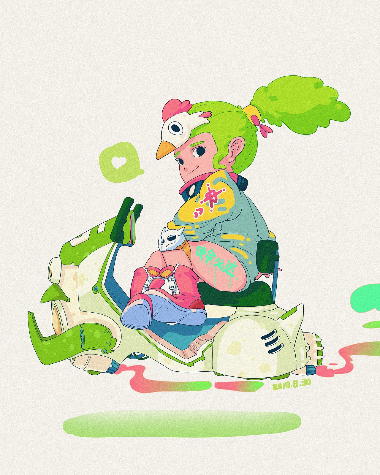 椰青2018插画总结