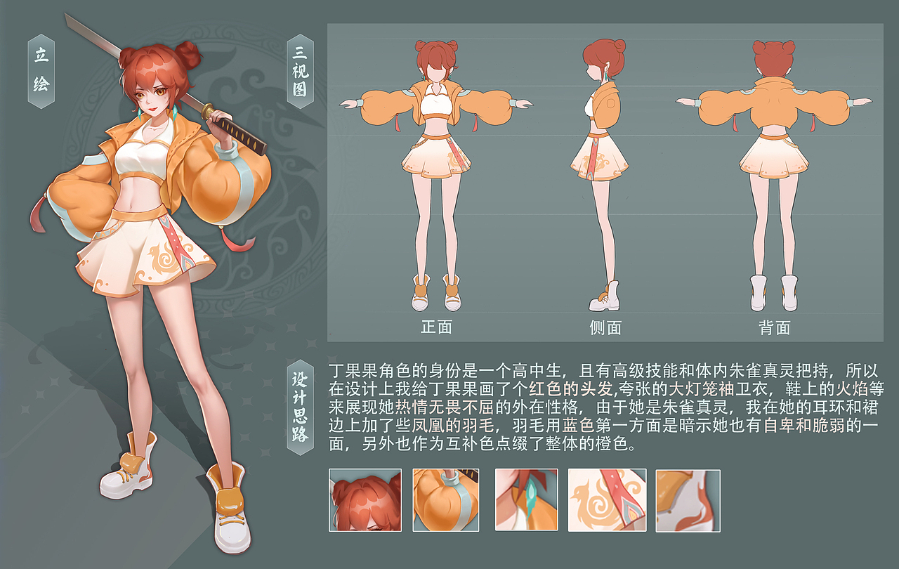 丁果果现代角色设定（图ZMjc3NTM0NjE2） - IP形象 - 站酷设计师诗萌可原创素材 - 站酷ZCOOL