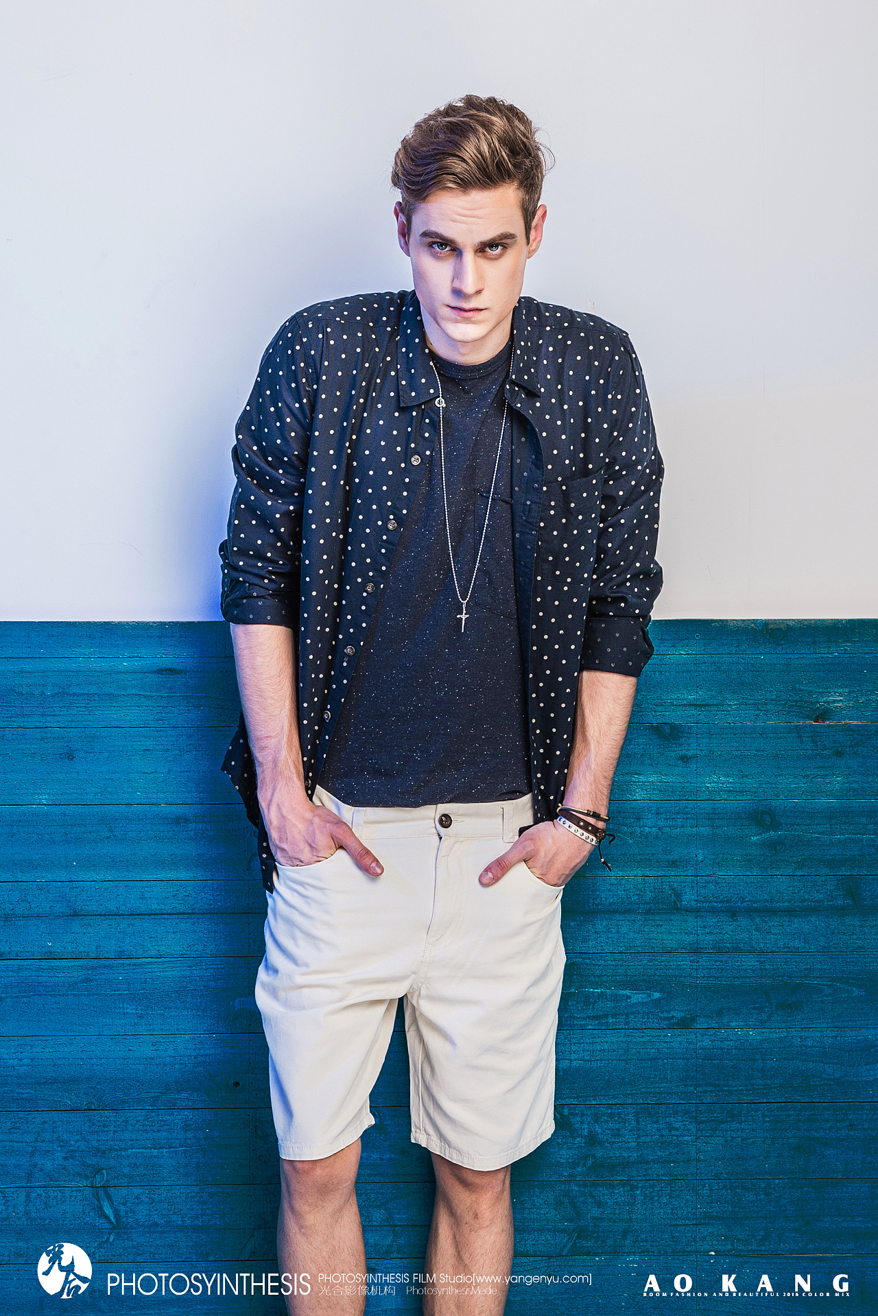 奥康夏款模特拍摄