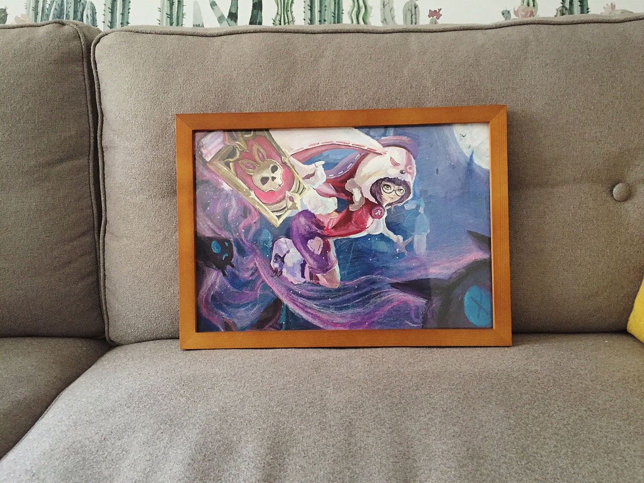 《安琪拉》丙烯装饰画