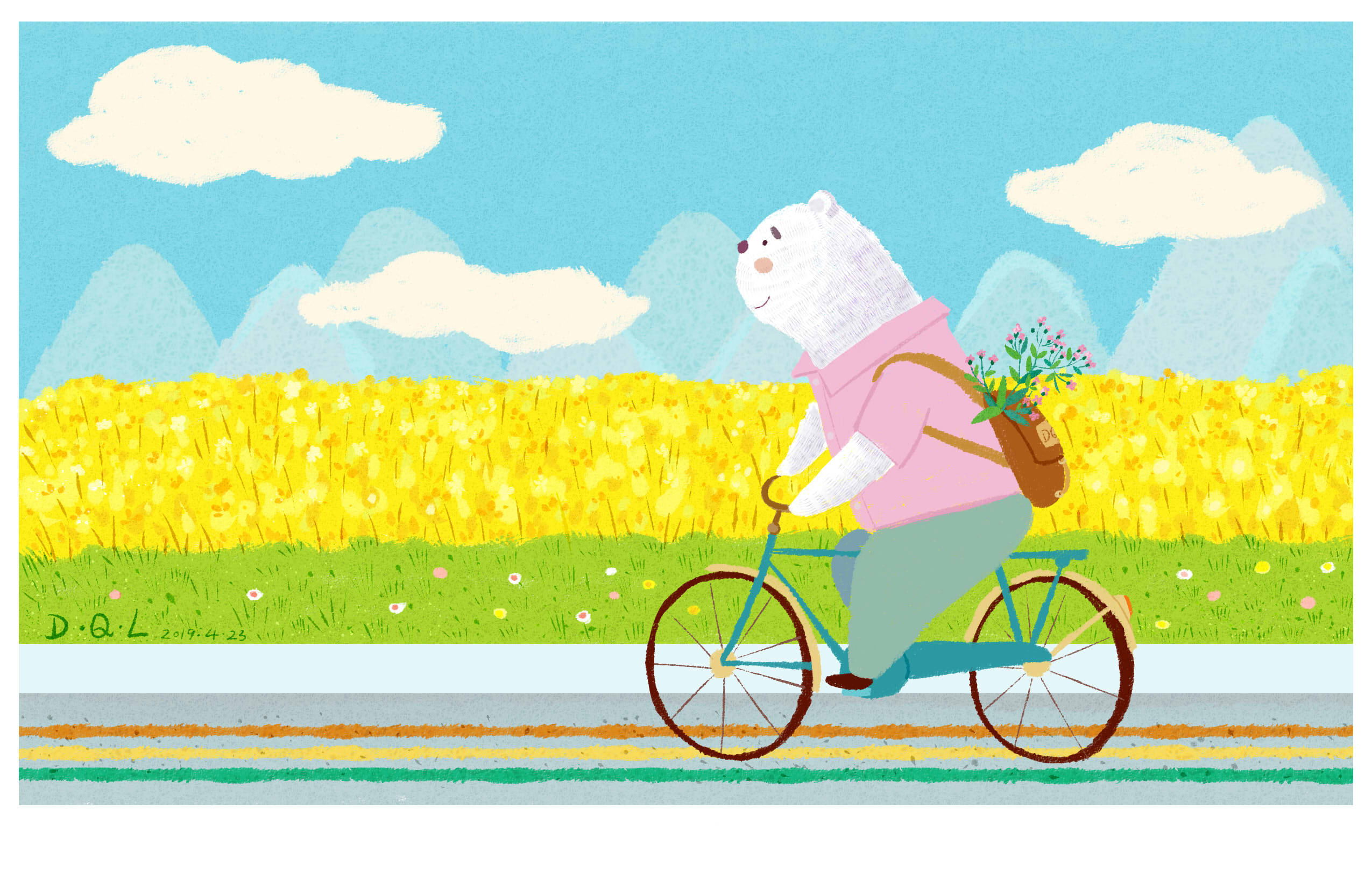 晴天大熊|插画|绘本|阿蜗 - 原创作品 - 站酷 (zcool)