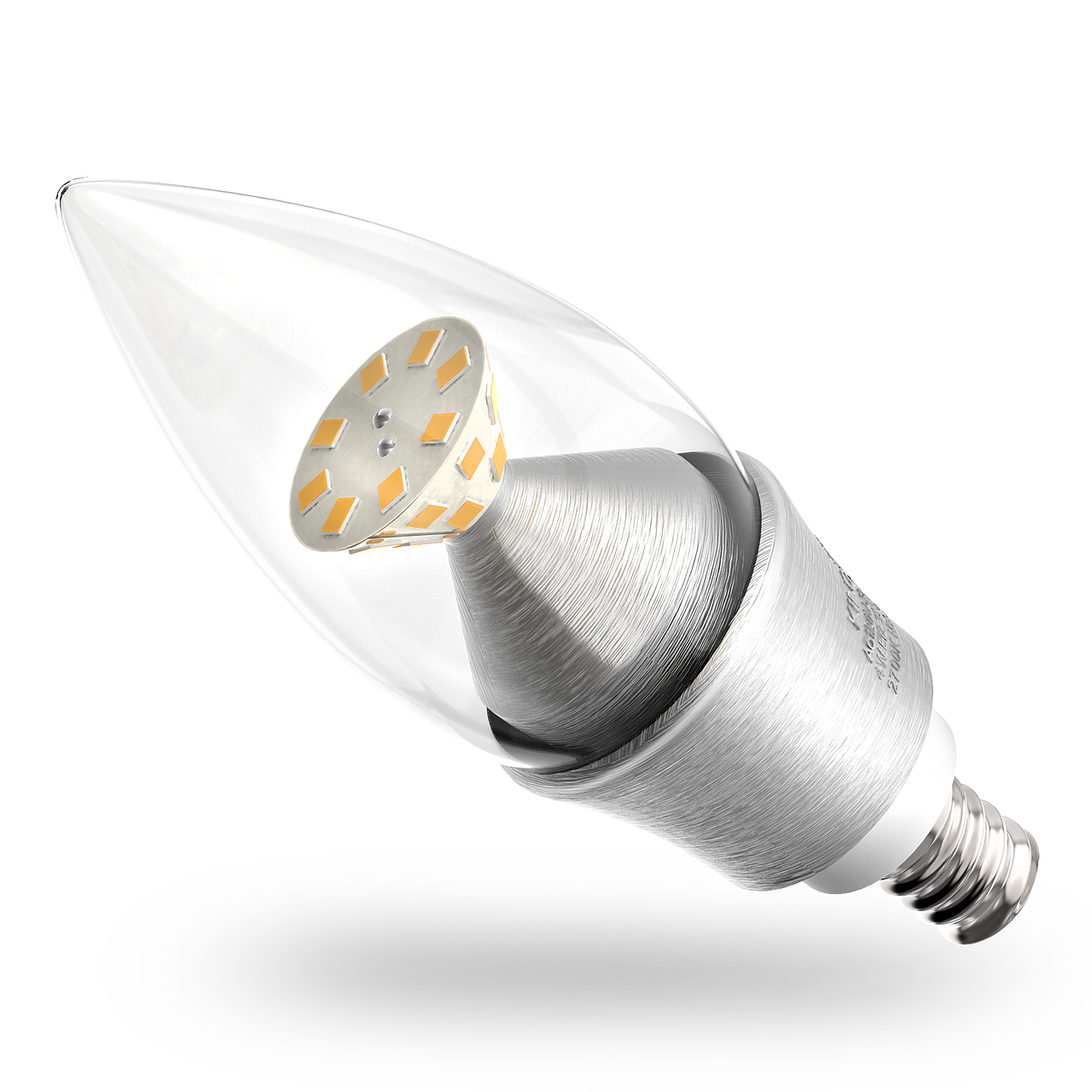 LED 灯泡建模渲染 PS 修图