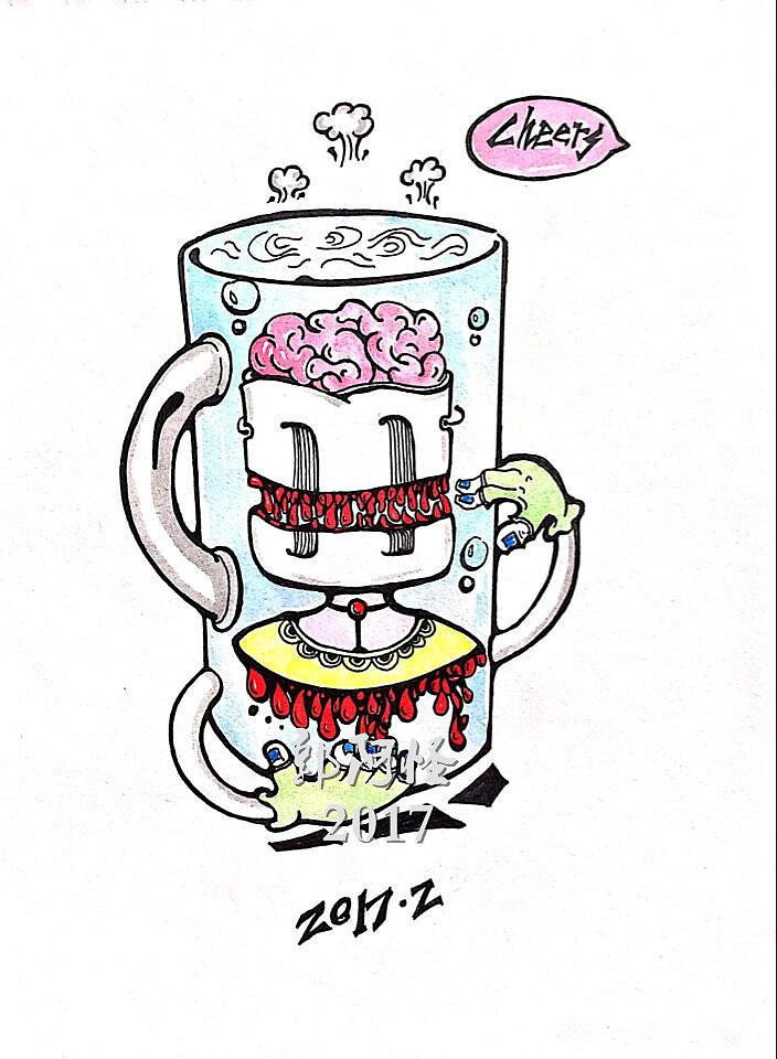 面具下的我(图ZNzg2MjgzMDg=) - 新锐潮流插画 - 站酷设计师郭阿怪原创素材 - 站酷ZCOOL
