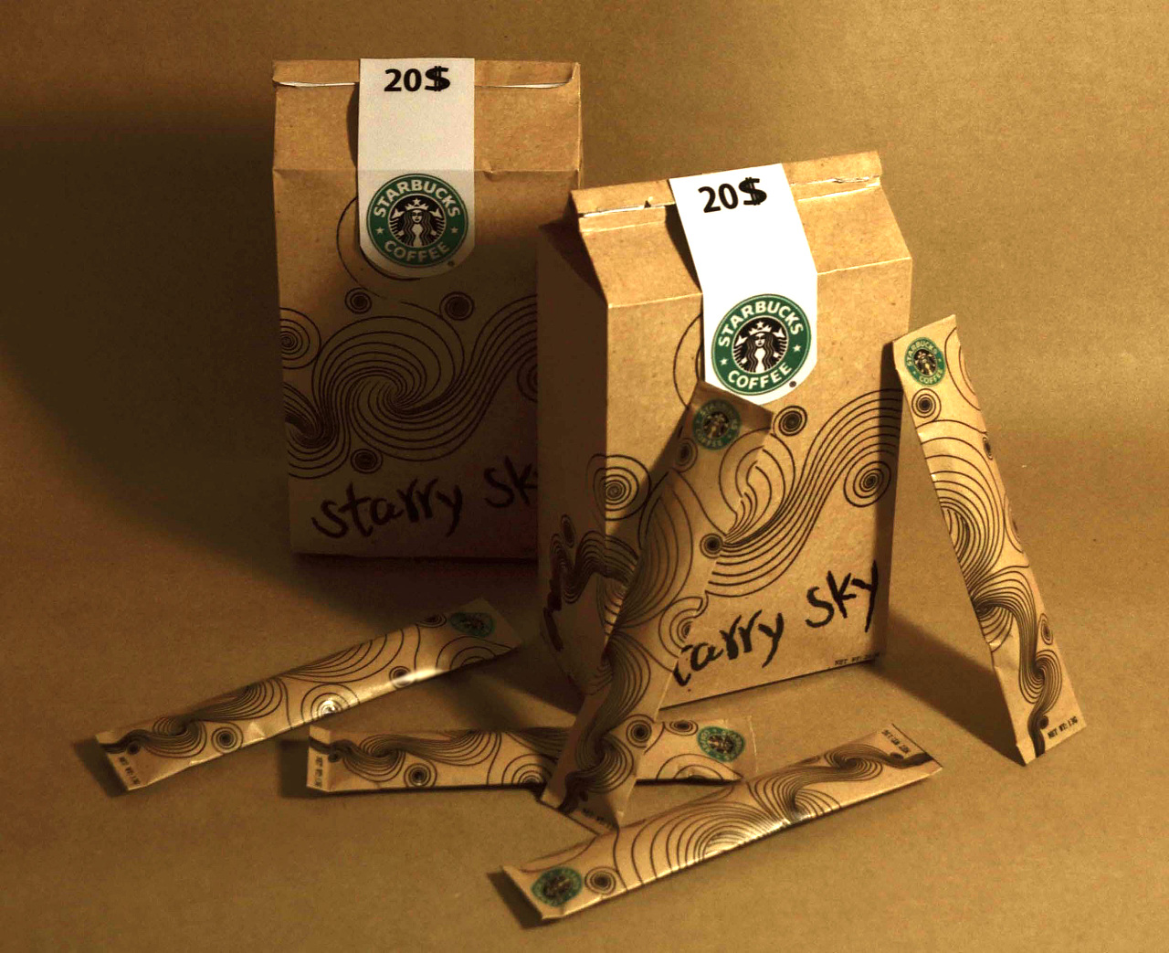 星巴克咖啡包装设计图片