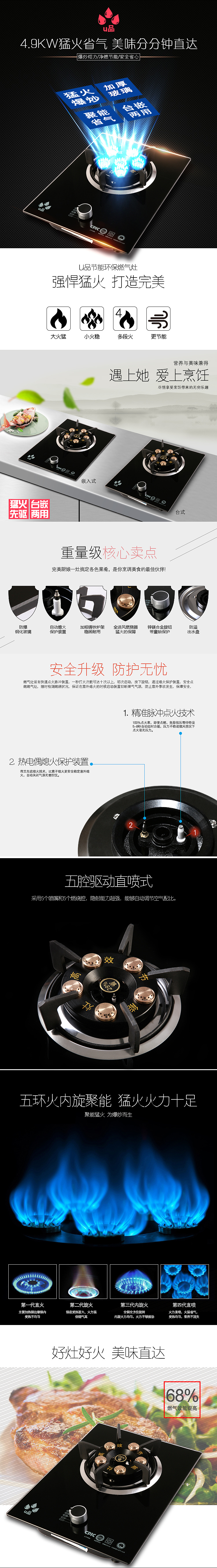 燃气灶详情页面