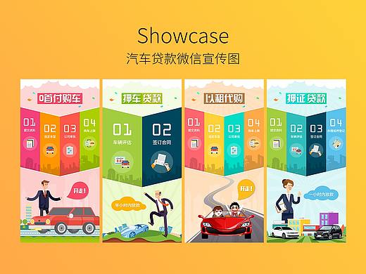汽车贷款微信宣传图