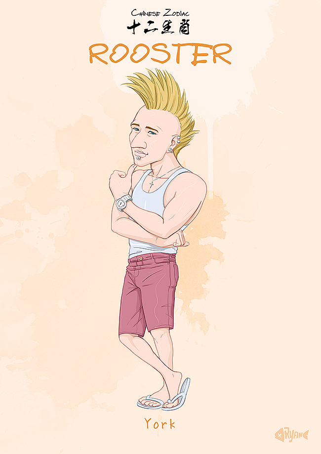 十二生肖－人物形象设计（图ZMjAyODIxNTY=） - 概念设定 - 站酷设计师Ryan.Chen原创素材 - 站酷ZCOOL