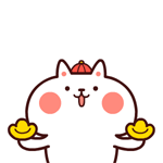 白胖胖贺新年（图ZNjg3MzgyNDA=） - 网络表情 - 站酷设计师Tia癫原创素材 - 站酷ZCOOL