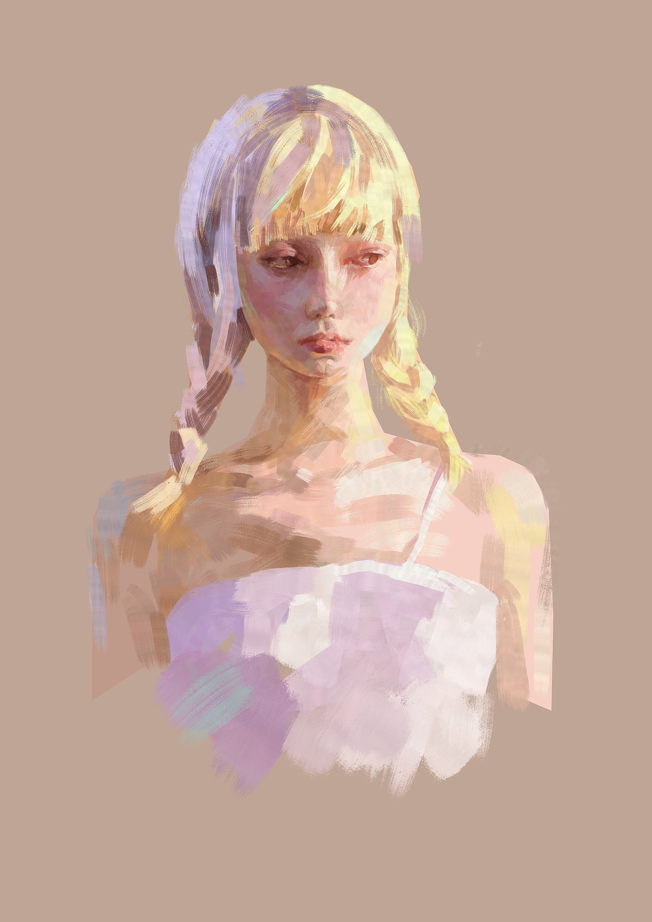 厚涂人像（图ZMjU5NTM3NzQ0） - 创作习作 - 站酷设计师小曹小曹原创素材 - 站酷ZCOOL