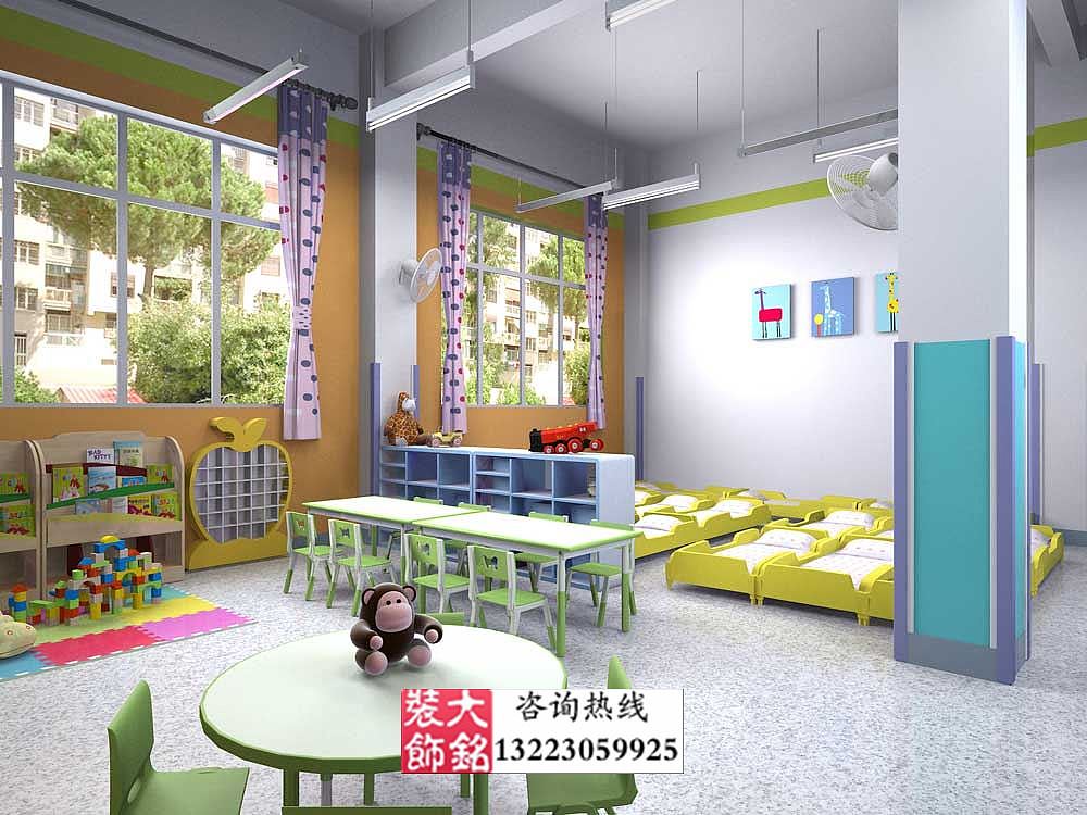郑州幼儿园装修公司_小太阳幼儿园设计装修效果图（图ZNzUwMTAyOTY=） - 家装设计 - 站酷设计师lican1991原创素材 - 站酷ZCOOL