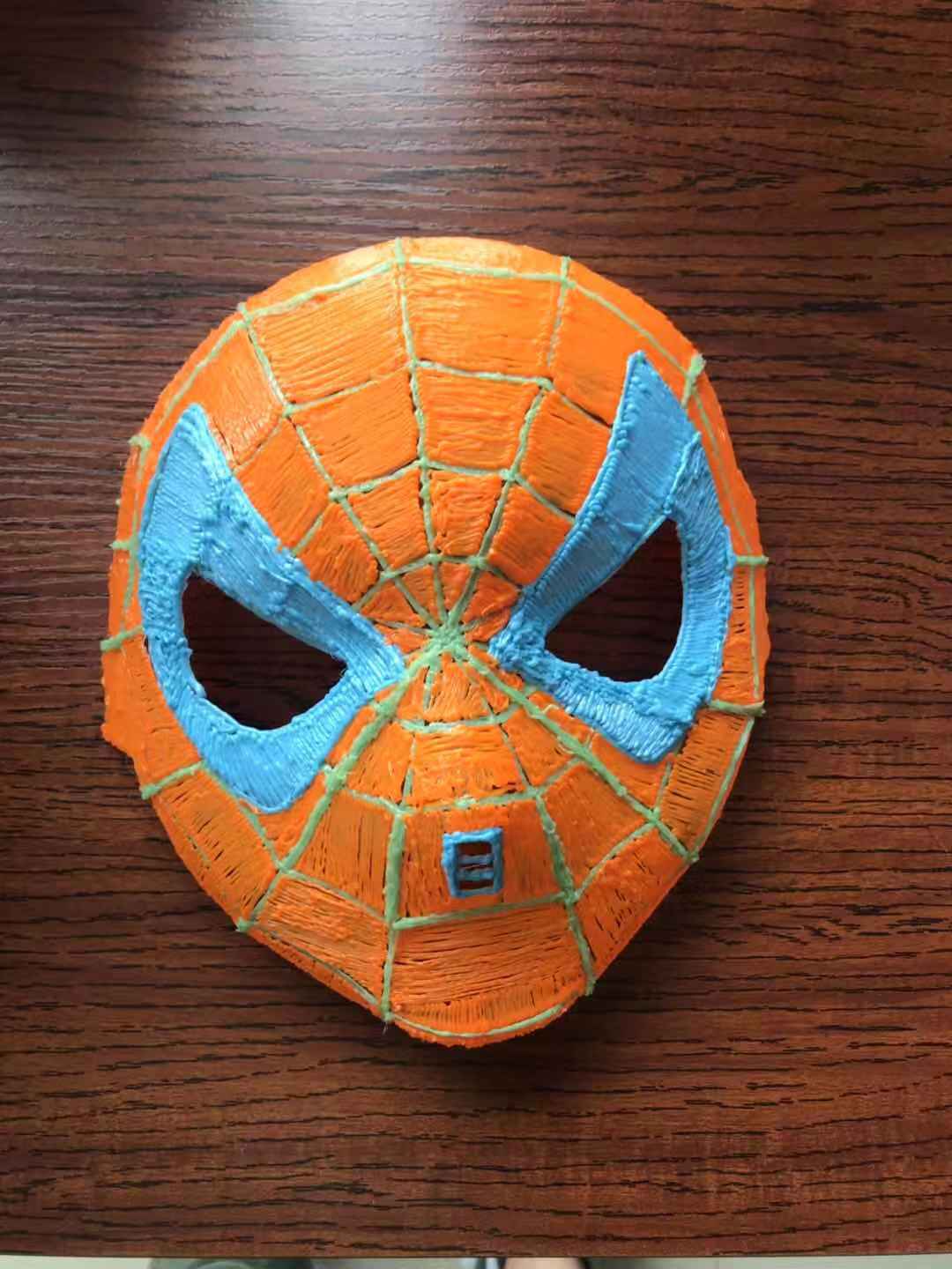 小壮手工折简单蜘蛛侠面具，折纸步骤不难，纸大点可以戴在头上玩_哔哩哔哩_bilibili