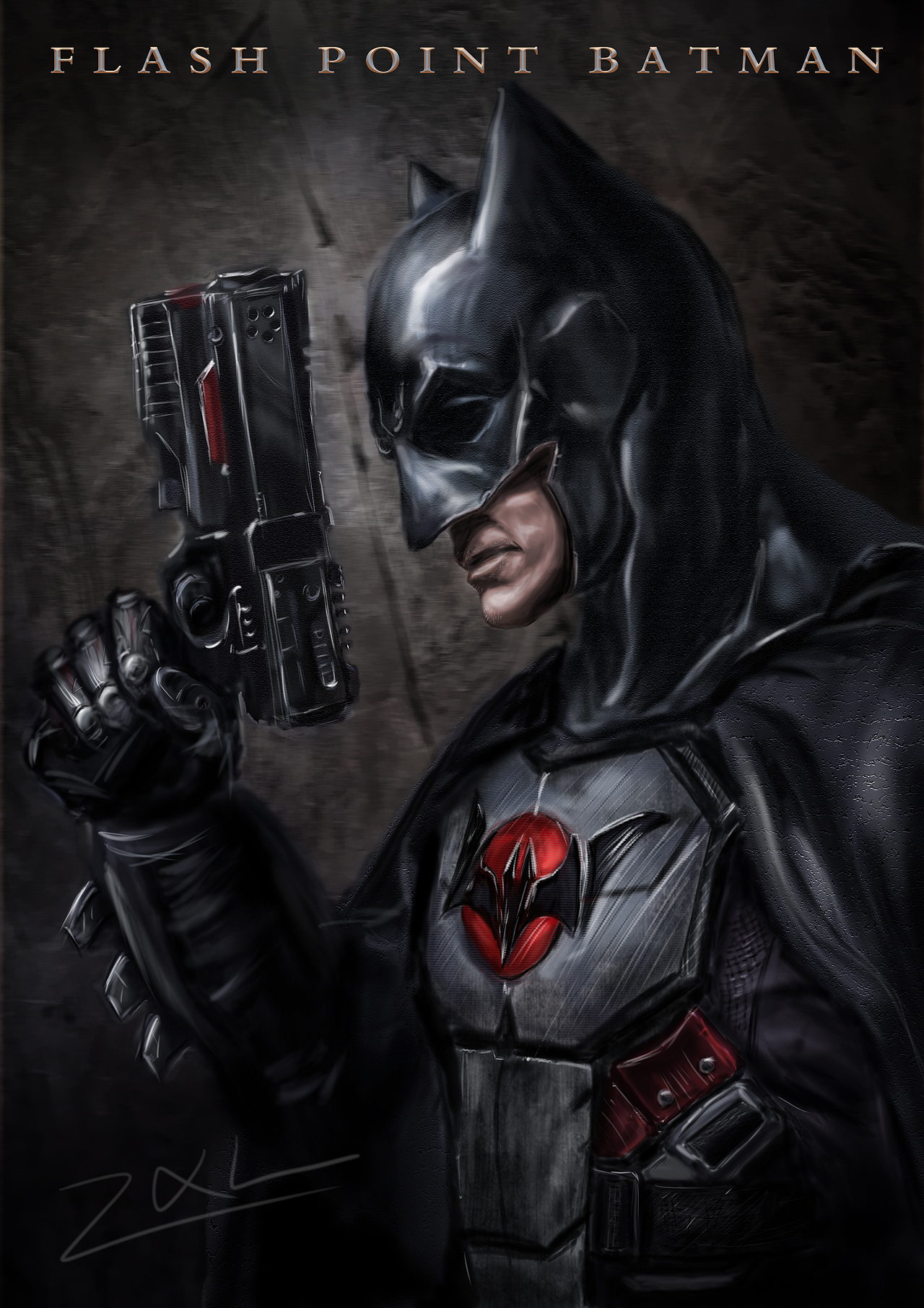 蝙蝠侠板绘(想不出骚话)|插画|创作习作|疯狂套娃_原创作品-站酷zcool