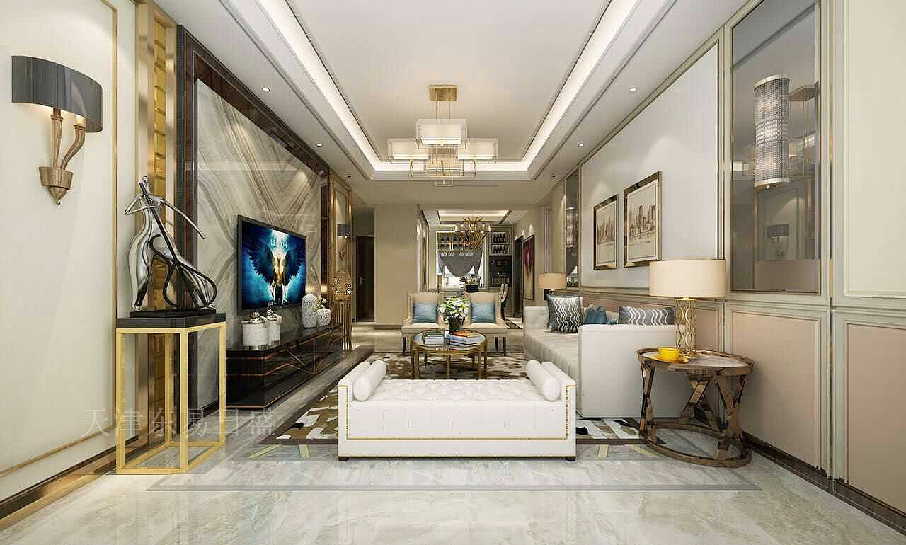 96平现代简约风格三室装修，以简洁营造时尚前卫！