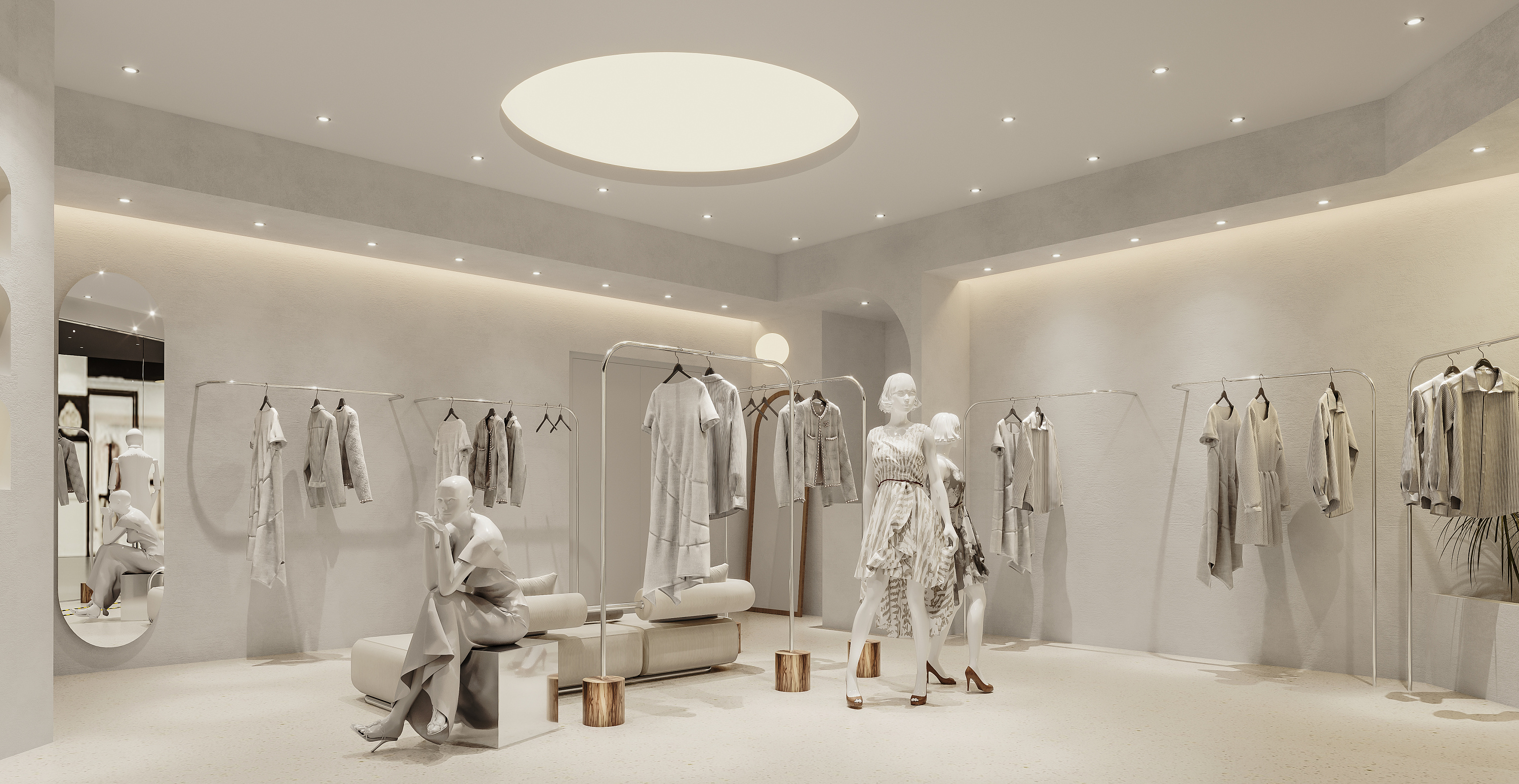 止迷服装店|空间|商业空间设计|麦雅糖空间设计 - 原创作品 - 站酷