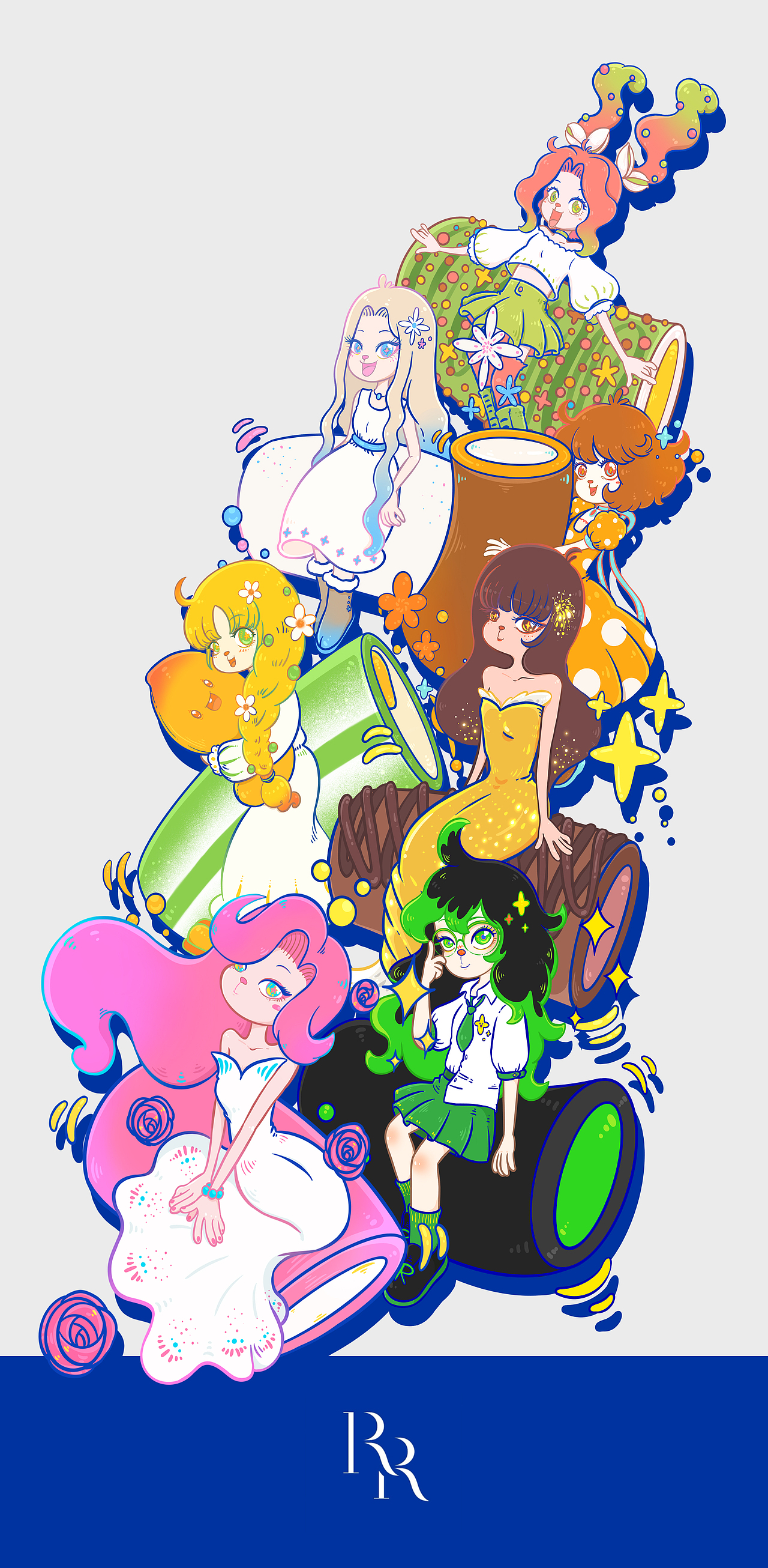 Roll‘ING THUNDER X 小井画个世界（图ZMzc0MTEyNTQ4） - IP形象 - 站酷设计师小井画个世界玩原创素材 - 站酷ZCOOL