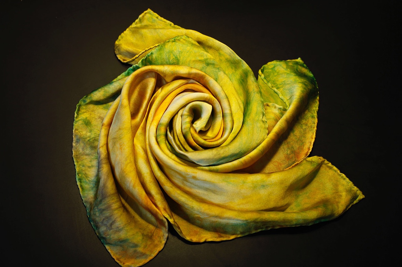 木兮工作室扎染丝巾