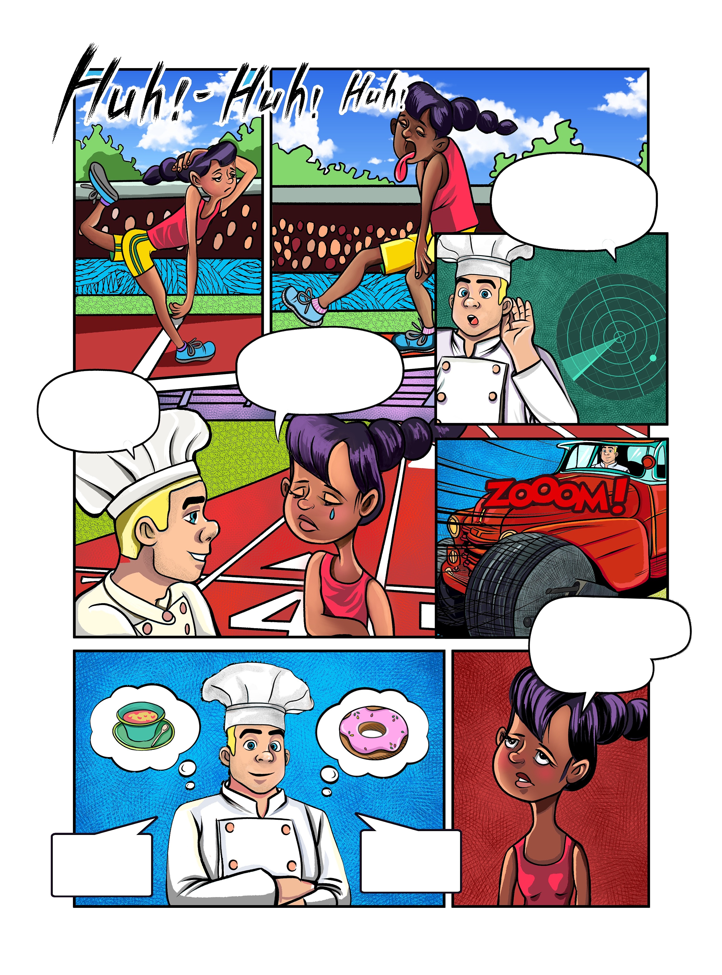 【美式漫画风格】| 儿童插画英语绘本稿件