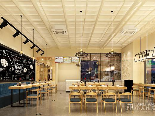 工业风饺子餐厅设计