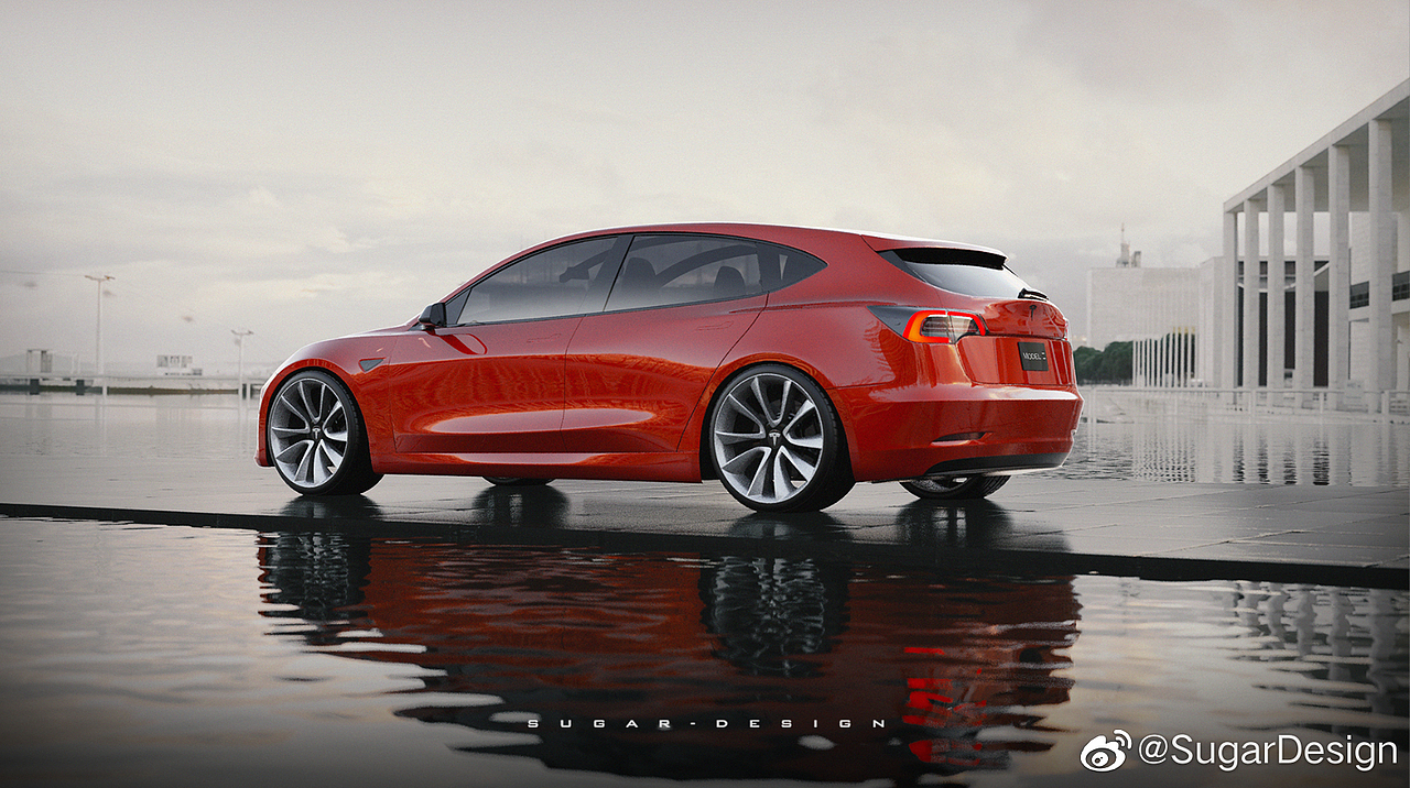 特斯拉最便宜的两厢车即将驾到！（图ZMjY2Mzk4MDM2） - 交通工具 - 站酷设计师sugarchow原创素材 - 站酷ZCOOL