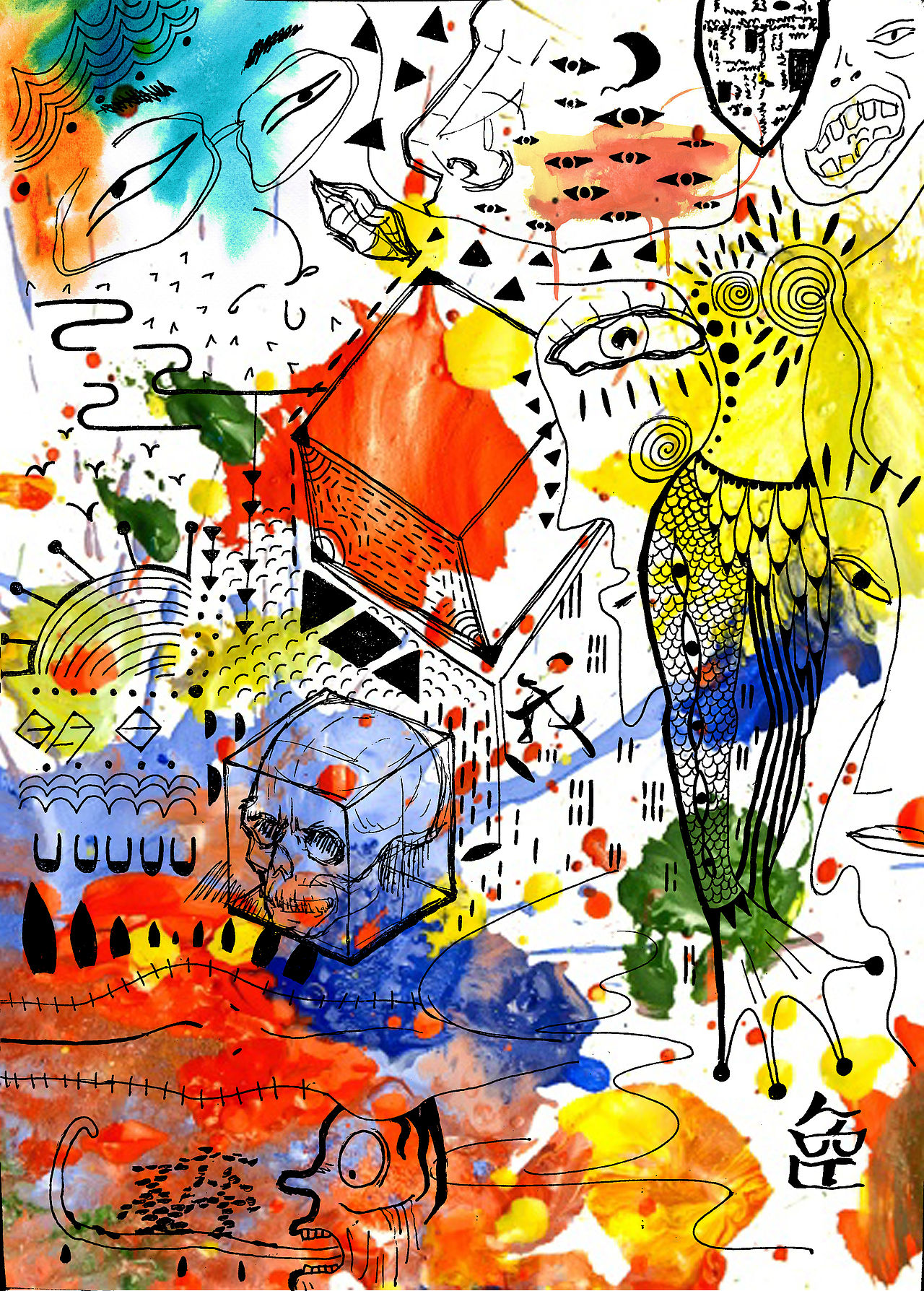 黑白系列插画与海报（图ZNDEwNzUwNjg=） - 海报 - 站酷设计师坚强的小喷菇原创素材 - 站酷ZCOOL