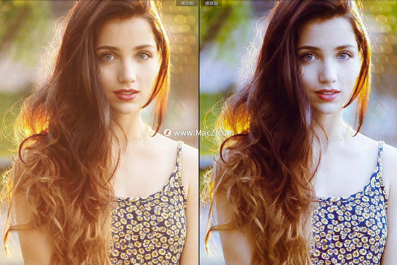 蓝色调色人像摄影Lightroom预设