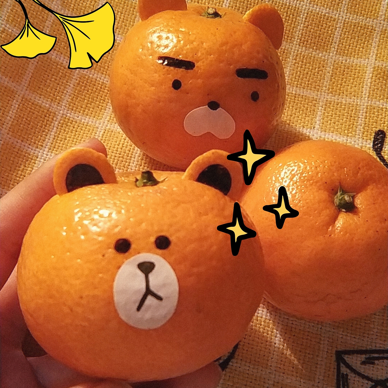 加上小耳朵画上小表情.吃个水果也可以变得很有趣.