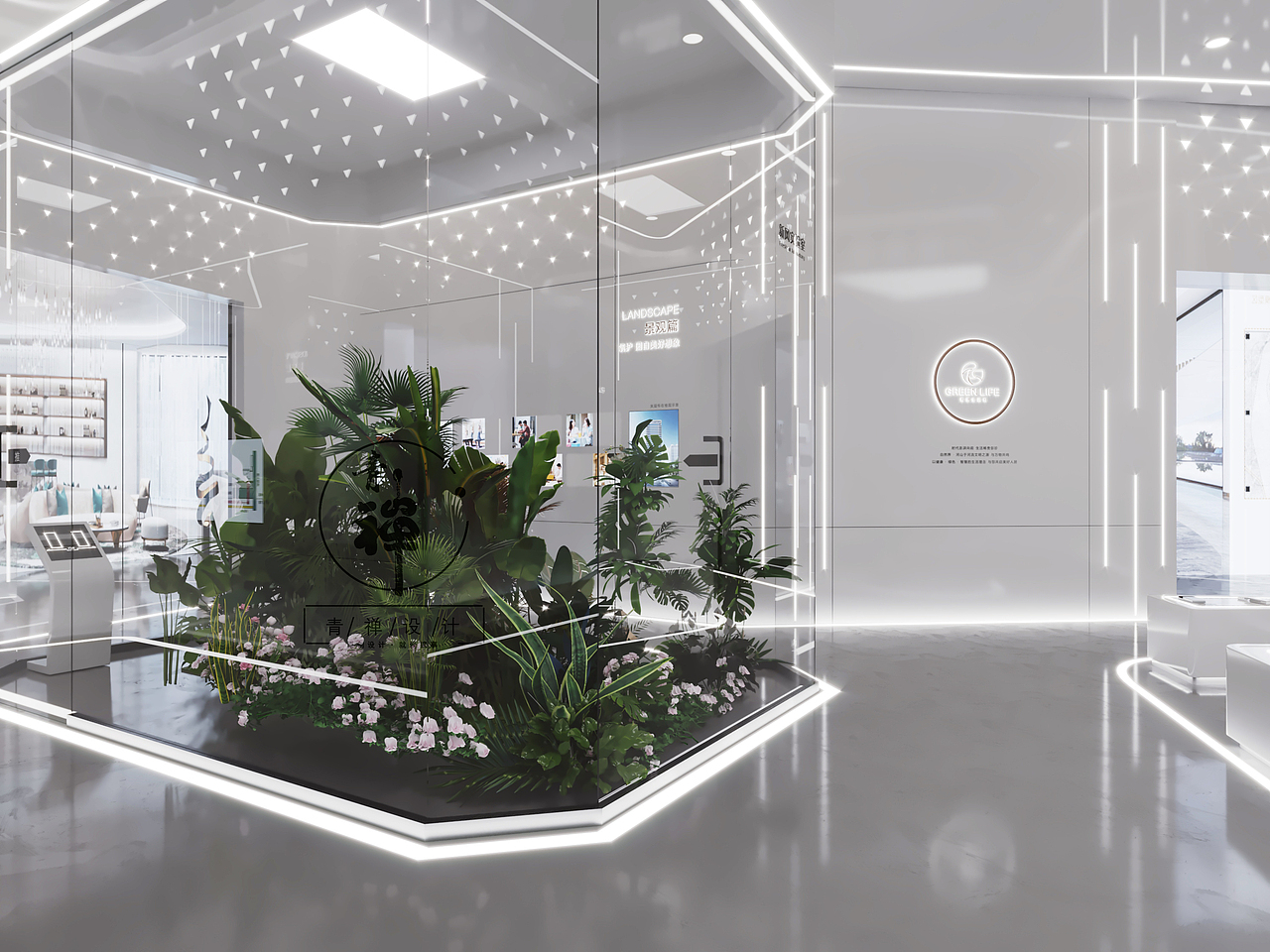 品牌工法展厅设计（图ZMjIwNDU5Njg0） - 展陈设计 - 站酷设计师Li长官展厅设计原创素材 - 站酷ZCOOL