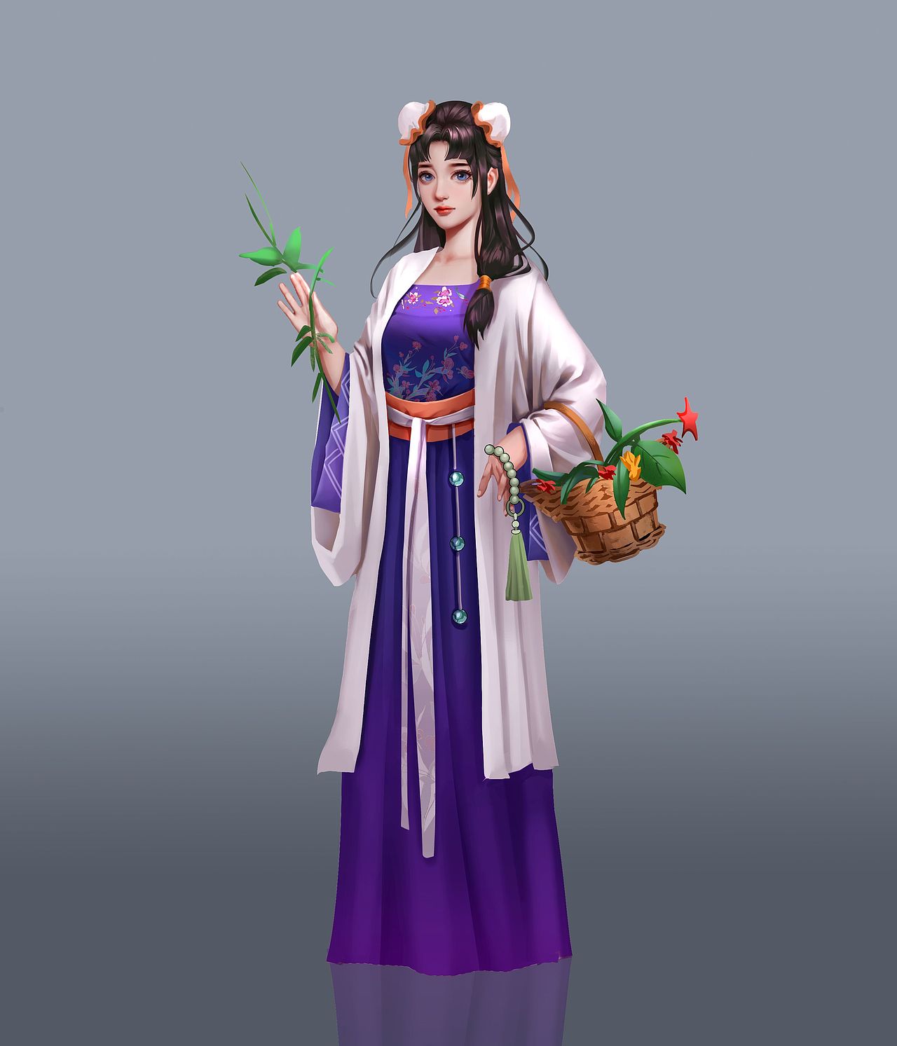 采药女（图ZMzA3NjYwNjM2） - 游戏原画 - 站酷设计师穷凶极恶张某人原创素材 - 站酷ZCOOL