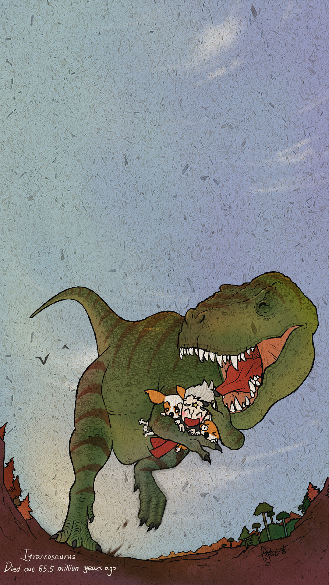 十大灭绝动物"拥抱"系列壁纸版!