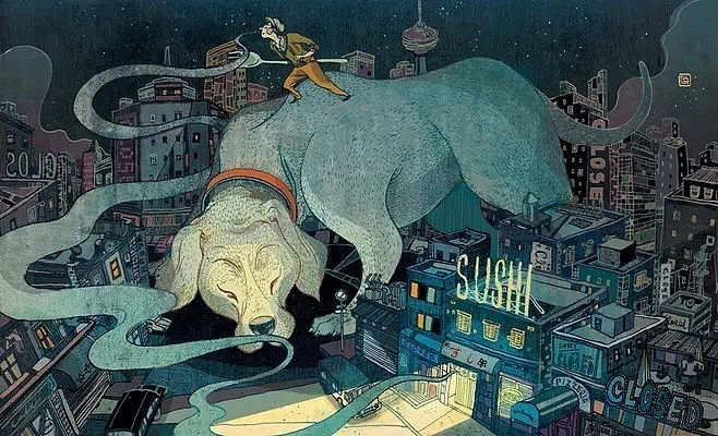 苹果首页，被这个90后中国姑娘霸屏了，18岁前没正经学过画，25岁却登上福布斯！（图ZNjkxNDMyNDQ=） - 其他 - 站酷设计师zhao20172027原创素材 - 站酷ZCOOL