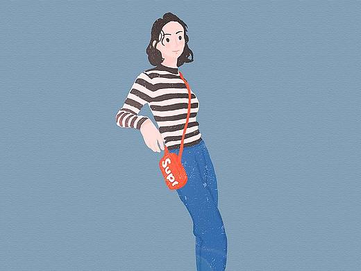 几组情侣小插画